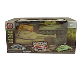 Танковый бой на радиоуправлении Т34 - Abrams M1A2 Пламенный мотор 870236 1